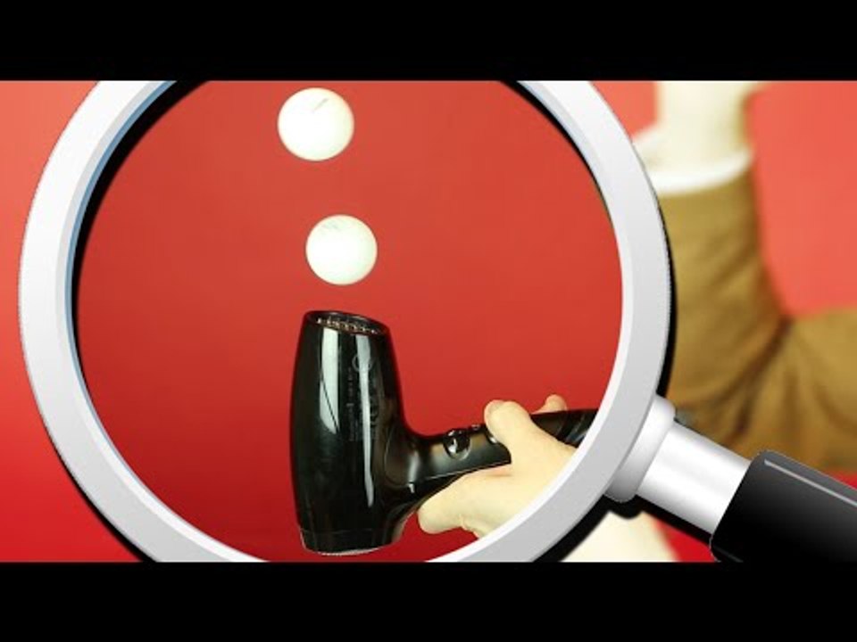 DOMOWY EKSPERYMENT - lewitujące piłeczki - EUREKA