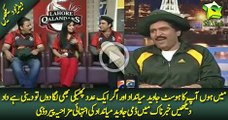 Khabarnaak hilarious Parody on Lahore Qalandars . Javed Miadad As Judge