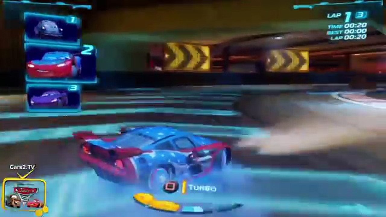 Cars 2 English * Daredevil Lightning Mcqueen - Oil Rig Run - video ...