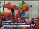 Pregones y el 'Festival de Achiote' en Santo Domingo