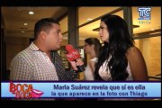 Marla Suárez y ex Calle 7 Thiago captados juntos en unas fotografías, ella habla al respecto