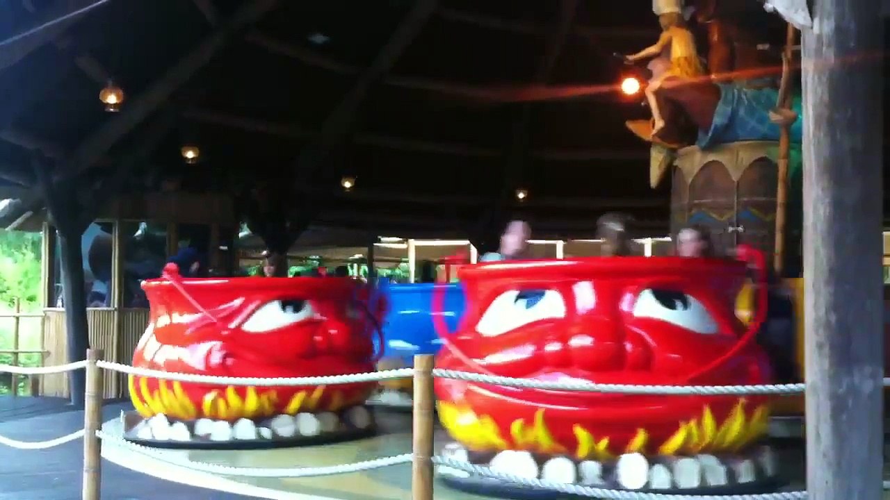 Efteling amusement park in Holland: in carrousels