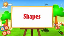 Learn Shapes For Children - 3D Animation learning shapes Song for children