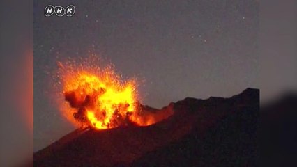 Volcano Erupts Next to Nuclear Plant