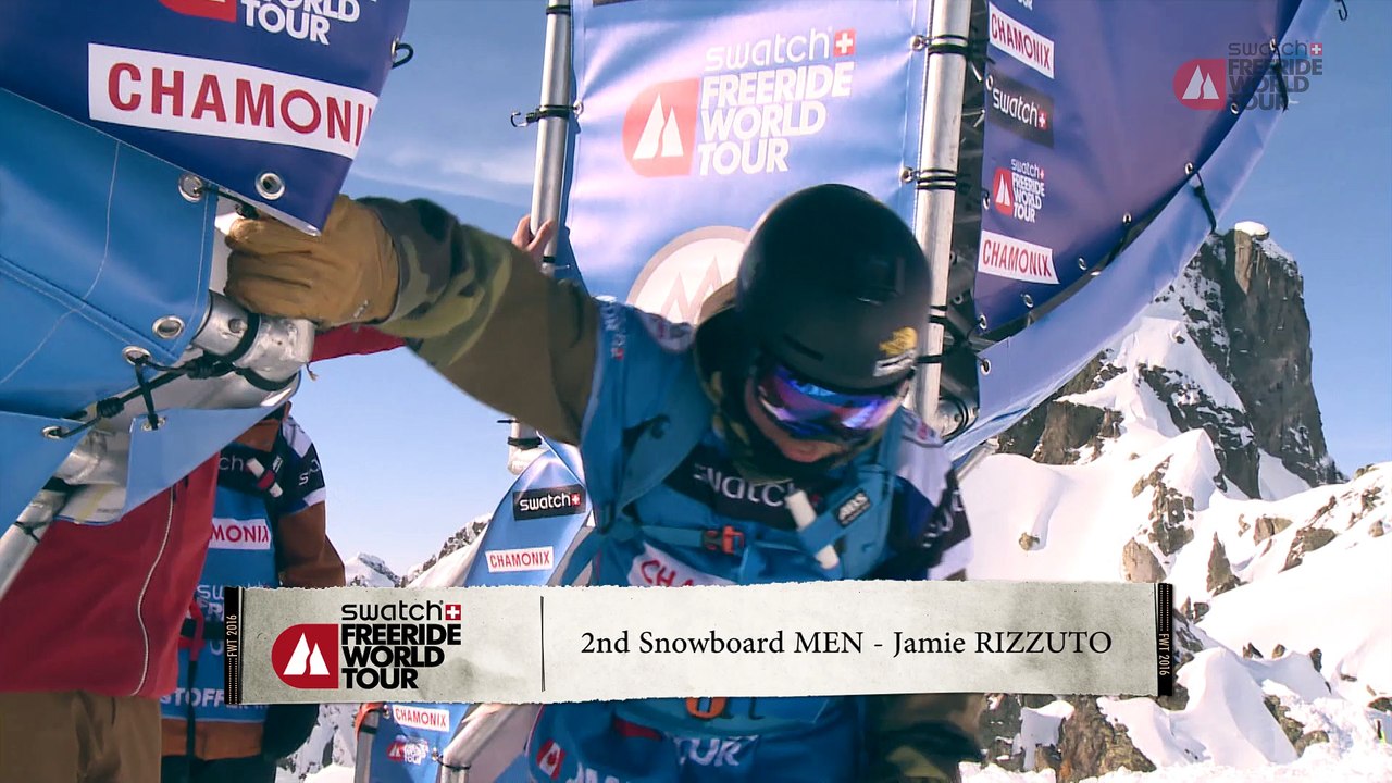 Run of Jamie Rizzuto - Chamonix-Mont-Blanc - Swatch Freeride World Tour 2016