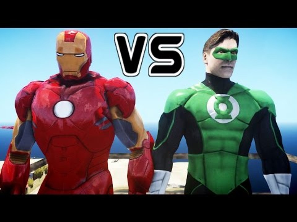IRON MAN VS GREEN LANTERN - EPIC BATTLE