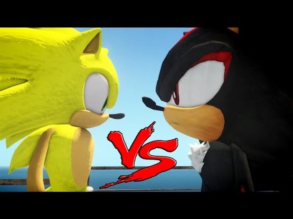 SUPER SONIC VS SHADOW THE HEDGEHOG