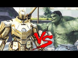 HULK VS HAMMER DRONE (IRON MAN) - EPIC BATTLE