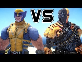 WOLVERINE VS DEATHSTROKE - EPIC BATTLE
