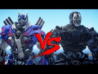 OPTIMUS PRIME VS LOCKDOWN - TRANSFORMERS BATTLE