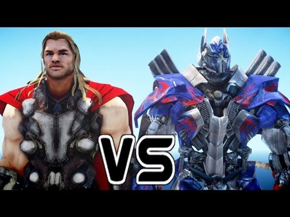 THOR VS OPTIMUS PRIME (Transformers) - EPIC BATTLE