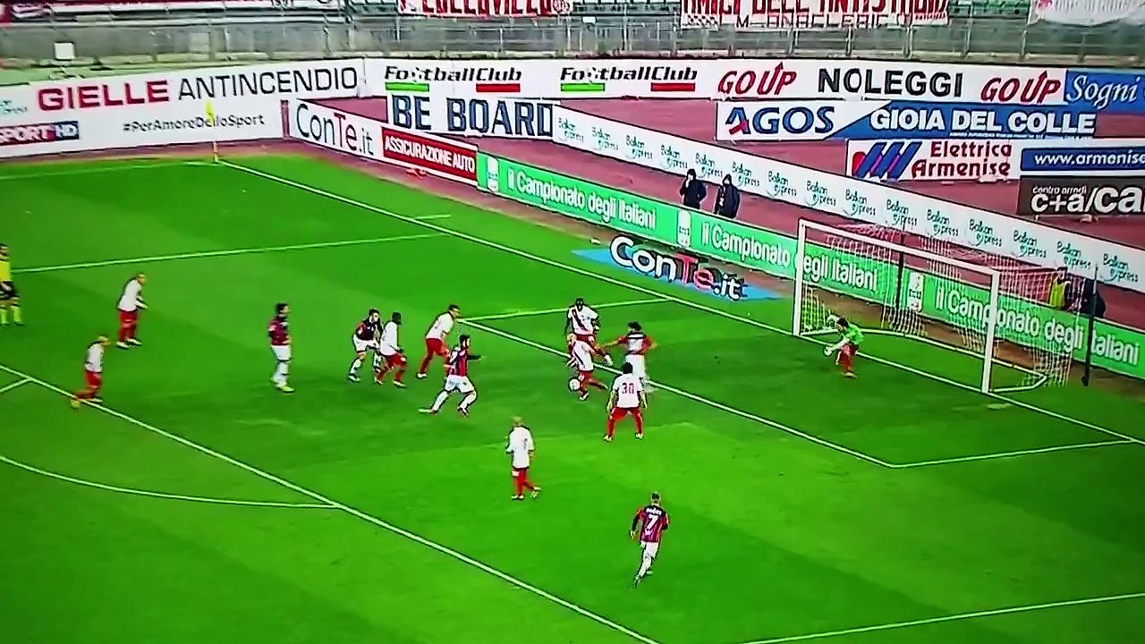 Budimir gol!!!  - Bari-Crotone 2-3