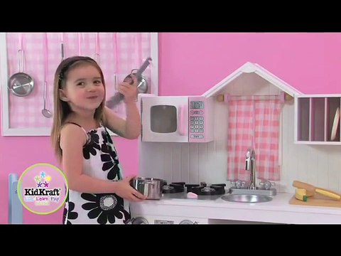 Childrens Toys Fun Toy Kitchen KidKraft Country Kitchen 53222 For Girls