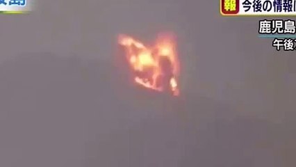 Sakurajima volcano eruption