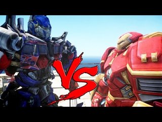 HULKBUSTER VS OPTIMUS PRIME - EPIC BATTLE