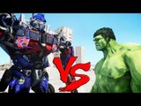 THE INCREDIBLE HULK VS OPTIMUS PRIME (Transformers)