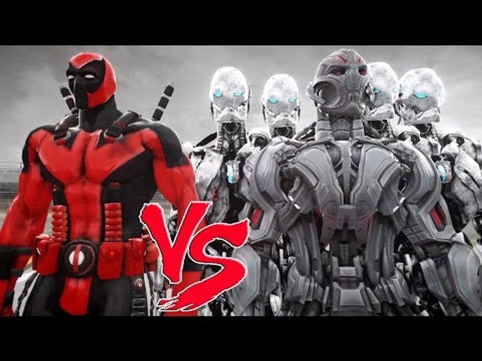 DEADPOOL VS ULTRON - EPIC BATTLE