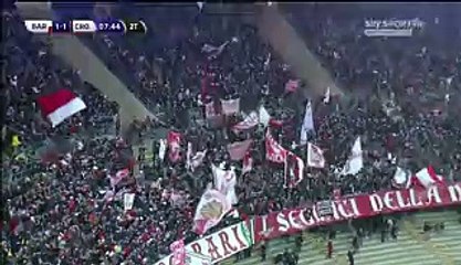 1-1 Riccardo Maniero Goal Italy Serie B - 05.02.2016, AS Bari 1-1 FC Crotone -