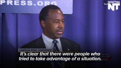 Carson Questions Cruz's Campaign Tricks
