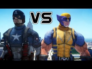 WOLVERINE VS CAPTAIN AMERICA - EPIC BATTLE