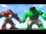 HULKBUSTER (Iron Man) VS HULK (BATTLE) - LEGO MARVEL SUPERHEROES