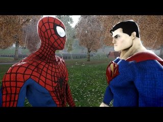 SPIDERMAN VS SUPERMAN - THE AMAZING SPIDER-MAN VS MAN OF STEEL