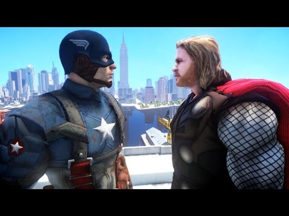 CAPTAIN AMERICA VS THOR - EPIC BATTLE