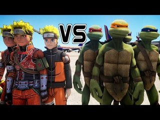 TEENAGE MUTANT NINJA TURTLES VS NARUTO - EPIC BATTLE