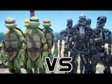 TEENAGE MUTANT NINJA TURTLES VS TERMINATOR ARMY