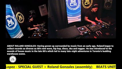 Roland Gonzales at Beats United Radio EP 11 @ CTRL ROOM - February 1 2016