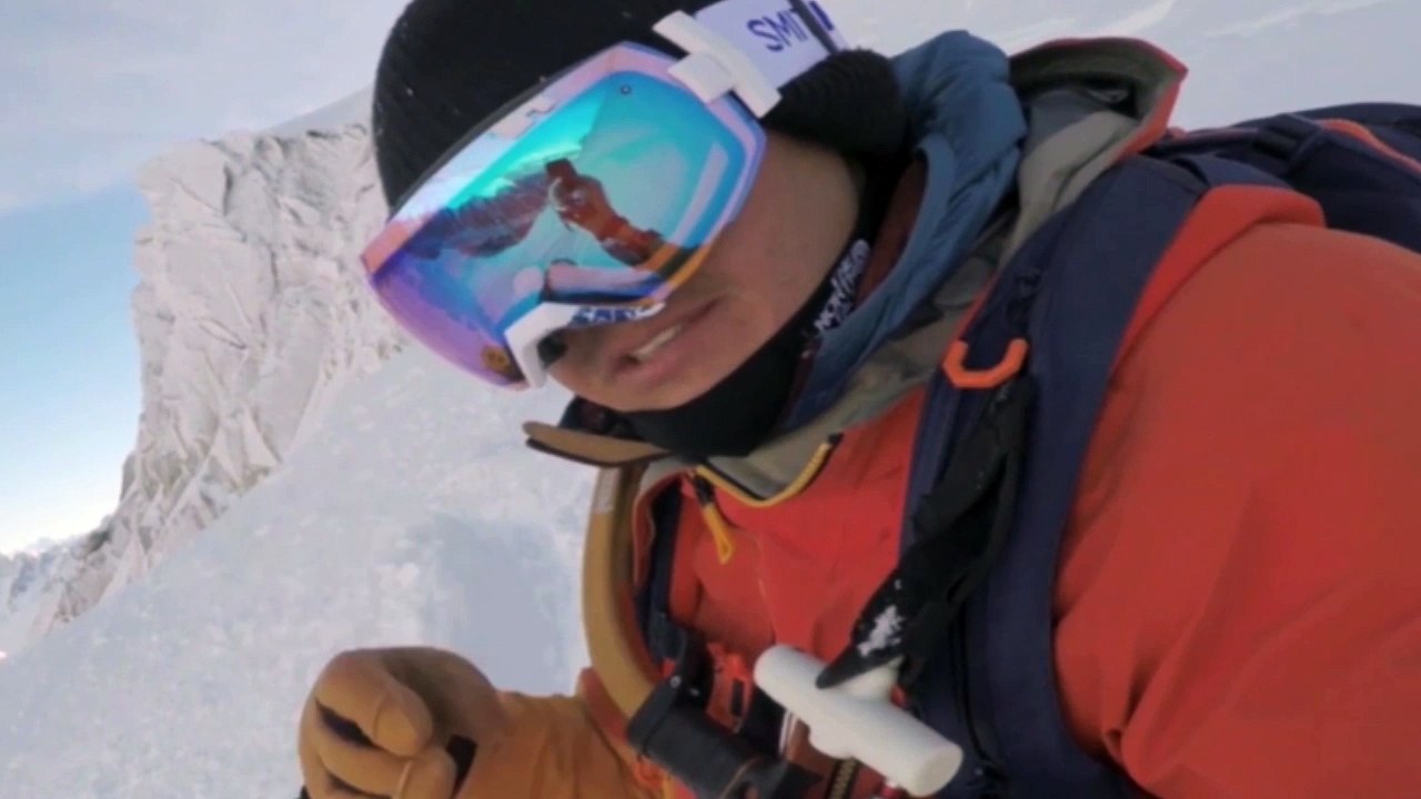 2 minutes de snowboard extrême dans les Alpes