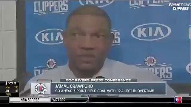 J.J. Redick Abruptly Leaves Interview | Clippers vs Pistons | December 14, 2015 | NBA 2015-16 Seaso