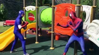 Spiderman vs Captain America - Real Life Superhero Fan Movie Battle