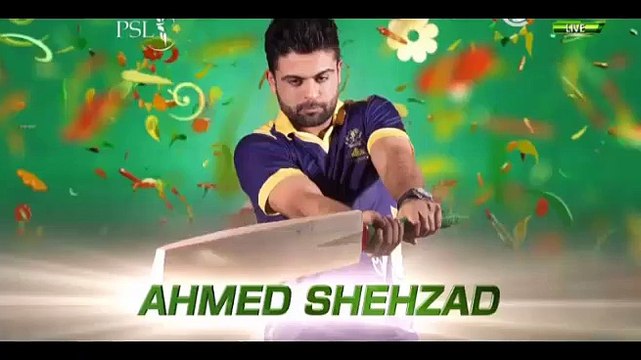 Ahmad Shehzad's boundaries - Knock of 71 which made Quetta Gladiators win today