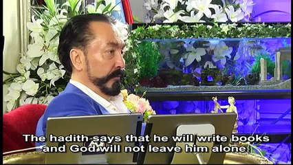 The explanation of the hadith that God will give Hazrat Mahdi (pbuh) books and will not leave him alone