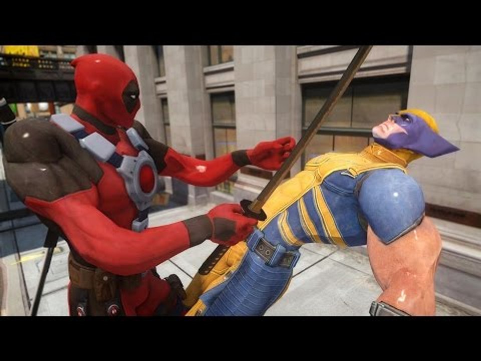 DEADPOOL VS WOLVERINE - EPIC BATTLE