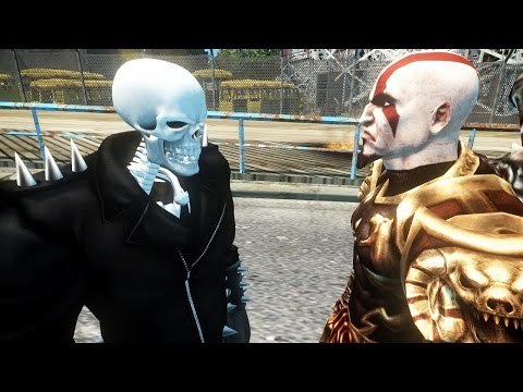 GHOST RIDER VS KRATOS (GOD OF WAR) - EPIC BATTLE