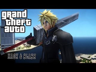 GTA IV: CLOUD (Final Fantasy) - HACK & SLASH (MOD)