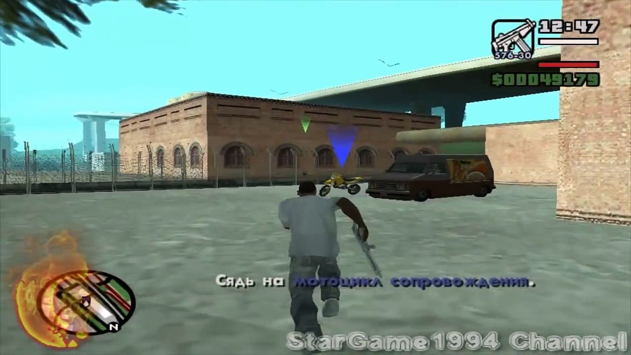 Прохождение GTA San Andreas - миссия 48 - Мотоциклист