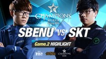 [H/L 2016.02.04] SBENU vs SKT Game 2 - RO1 l 롯데 꼬깔콘 LoL Champions Korea Spring 2016