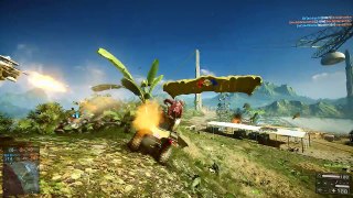 Battlefield 4 Funny Moments - Double Jet Sniper Kill, Zip-line Glitch, Game Crash! (BF4 Funtage)