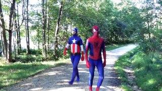 Spiderman & Captain America Bath Time in Real Life - Fun Spider-man Parody