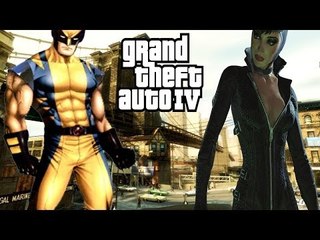 CATWOMAN VS WOLVERINE - EPIC BATTLE - GTA IV