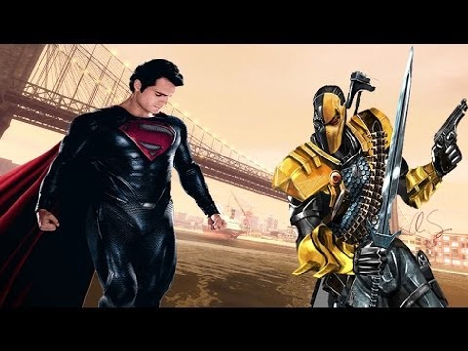 Deathstroke vs Superman (Man of Steel) - EPIC BATTLE - Grand Theft Auto