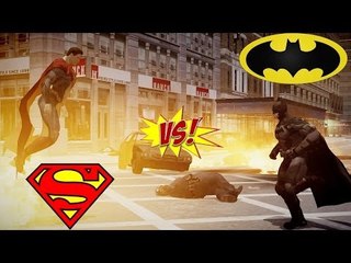 Superman vs Batman - EPIC BATTLE - Grand Theft Auto