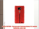 Ferrari FECT006 - Carcasa para Samsung Galaxy S II modelo California color rojo