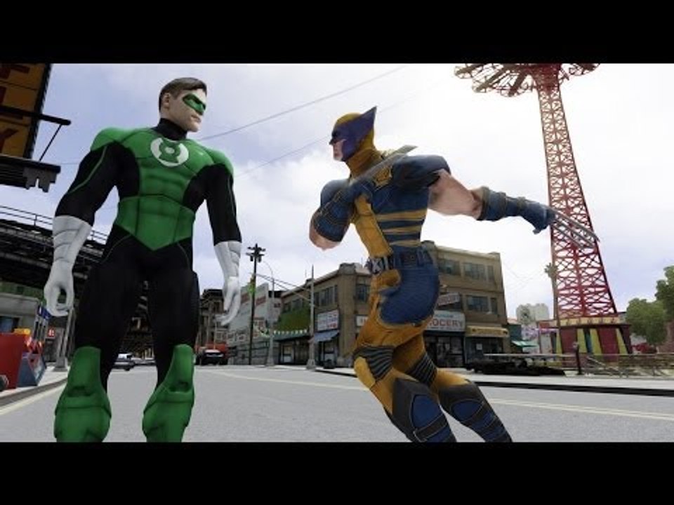 GREEN LANTERN VS WOLVERINE - EPIC BATTLE