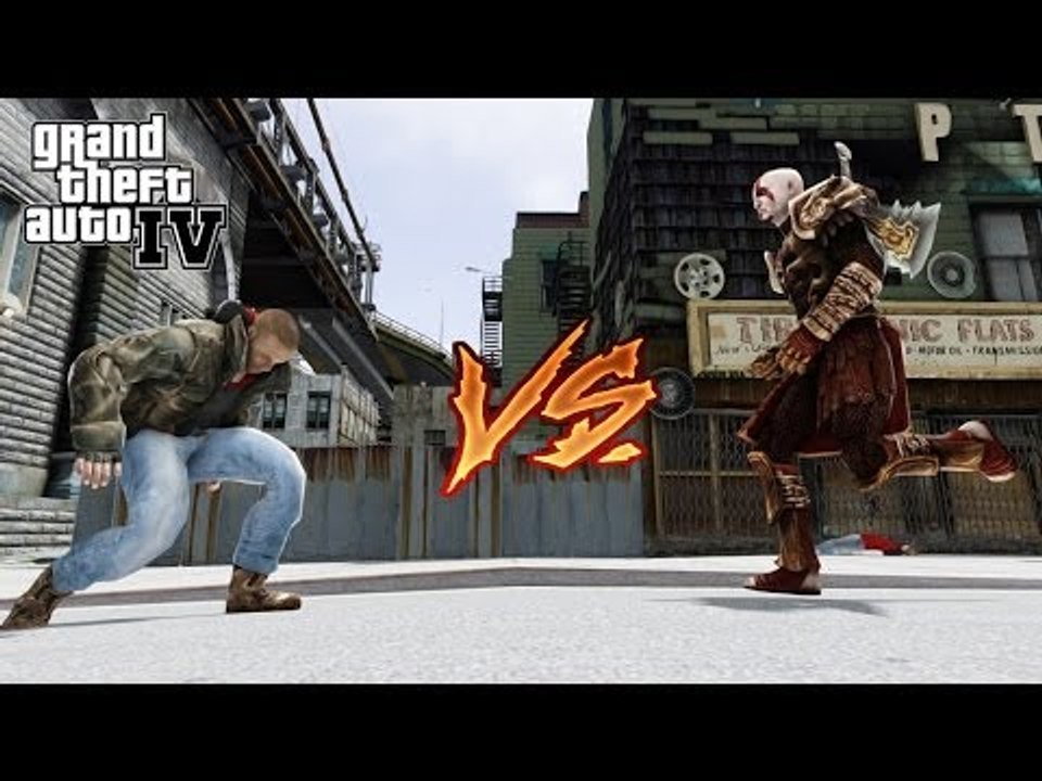 JAMES HELLER (Prototype 2) VS KRATOS (God Of War) - EPIC BATTLE - GTA IV