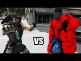 KABAL VS RED HULK - GREAT BATTLE - GTA IV