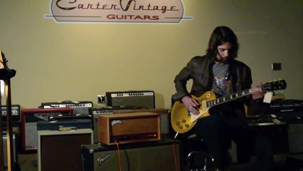Carter Vintage Guitars David Myhre on a 1954 Les Paul through a Trainwreck
